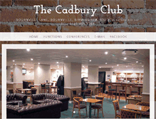 Tablet Screenshot of cadbury-club.co.uk